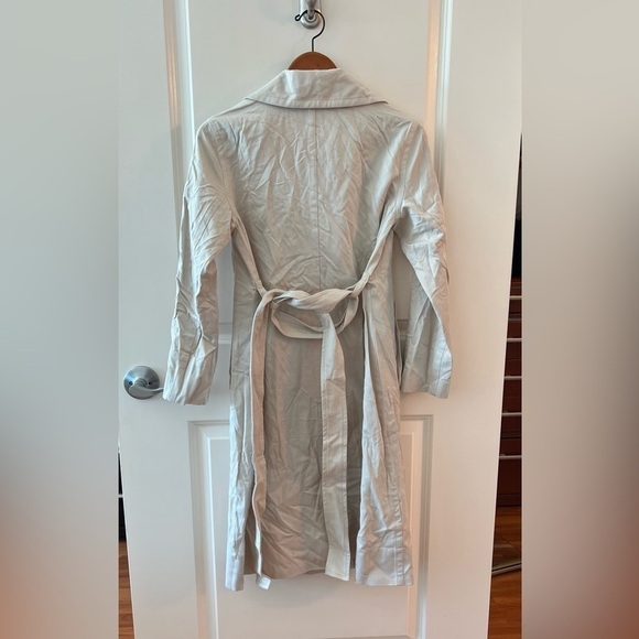 Everlane The Drape Trench Coat Jacket Sandstone Lightweight NWT - Picture 10 of 16